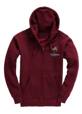 Logo Hoodie in burgundy