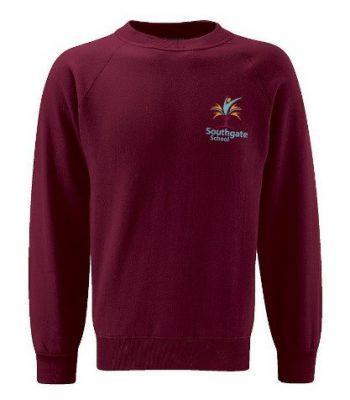 Logo Sweatshirt in burgundy